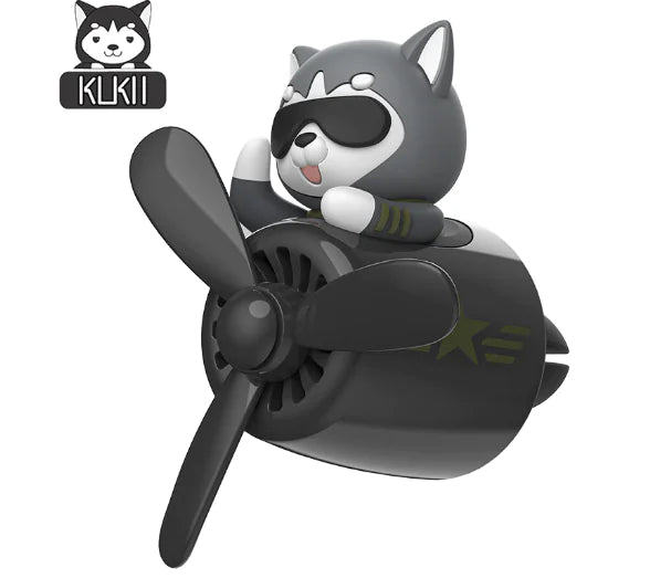 Siberian Husky Pilot Car Air Freshener