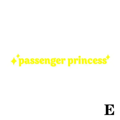 Girly Car Vinyl Art Sticker