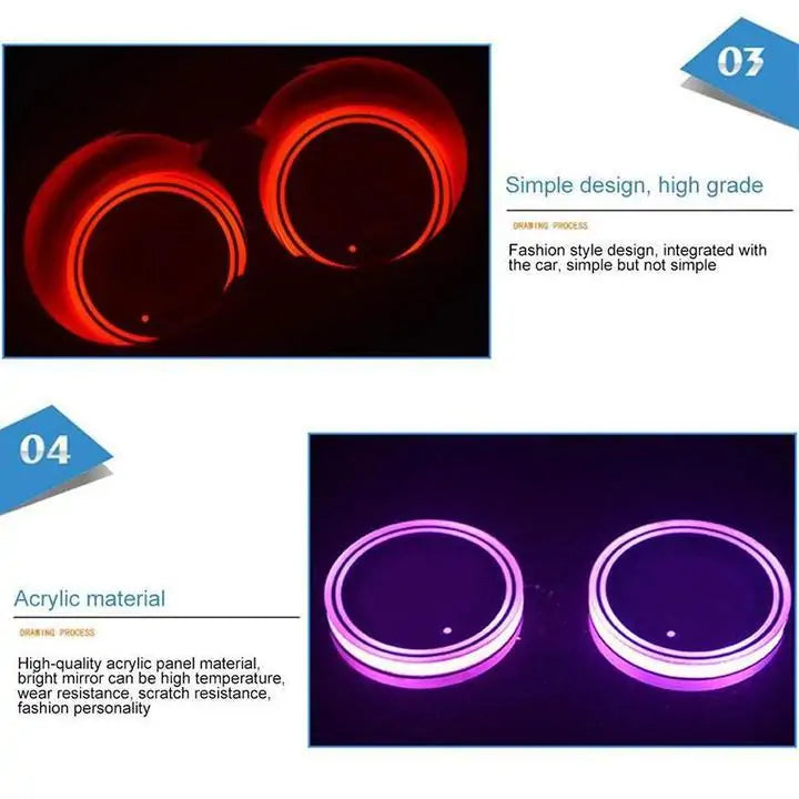 LEDHero? Lights Up Car Cup Holder