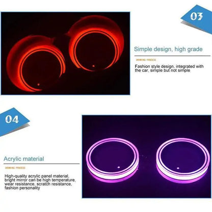 LEDHero? Lights Up Car Cup Holder