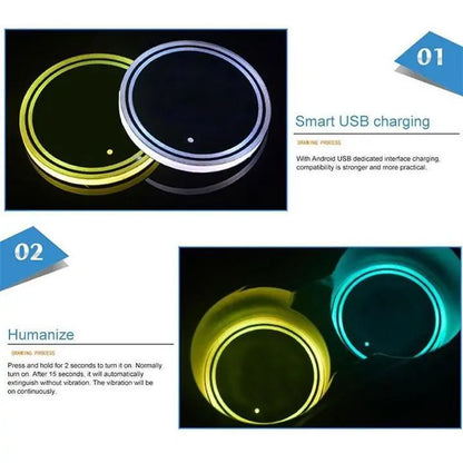 LEDHero? Lights Up Car Cup Holder